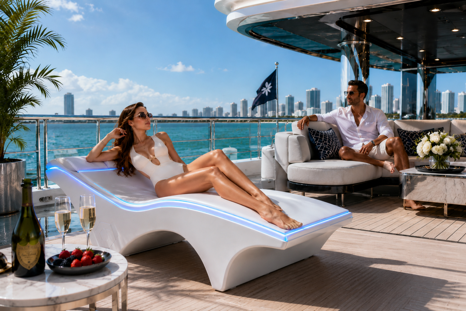 VEMI on yacht deck